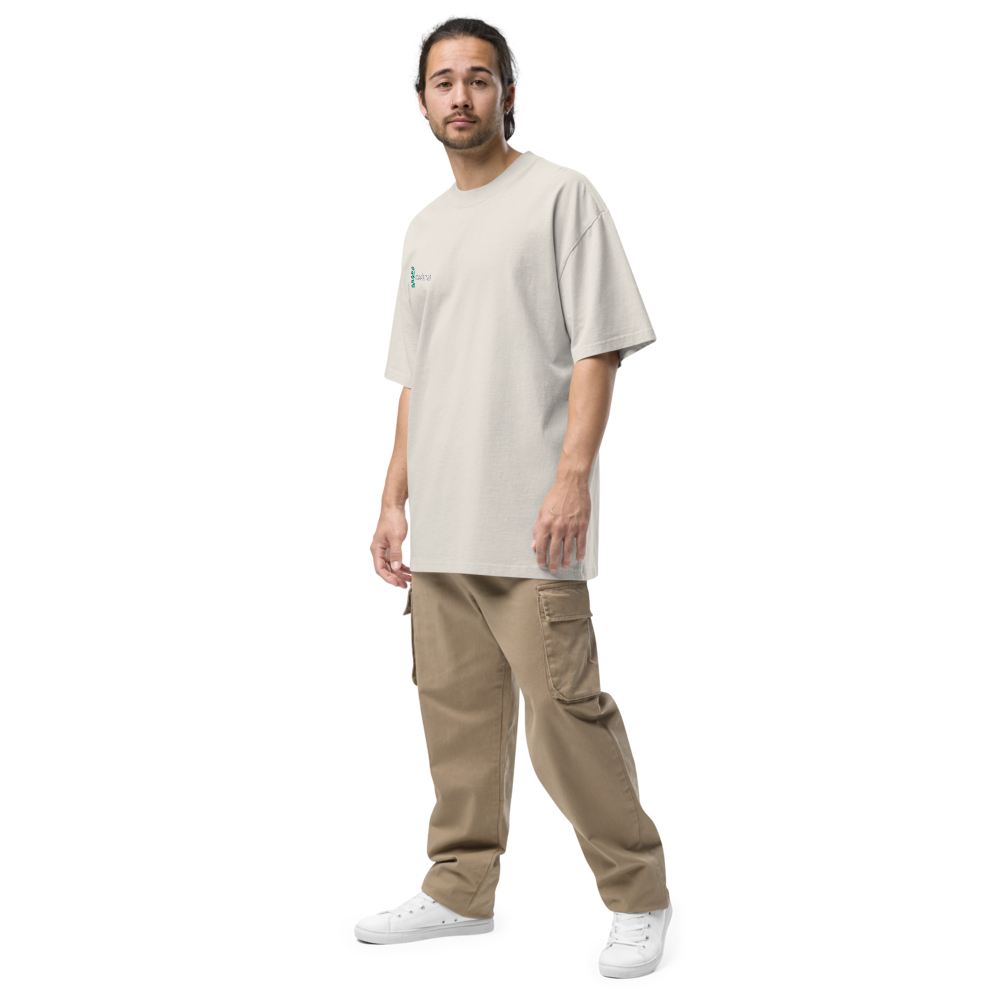 Readar tee — Tan, Three-quarter view